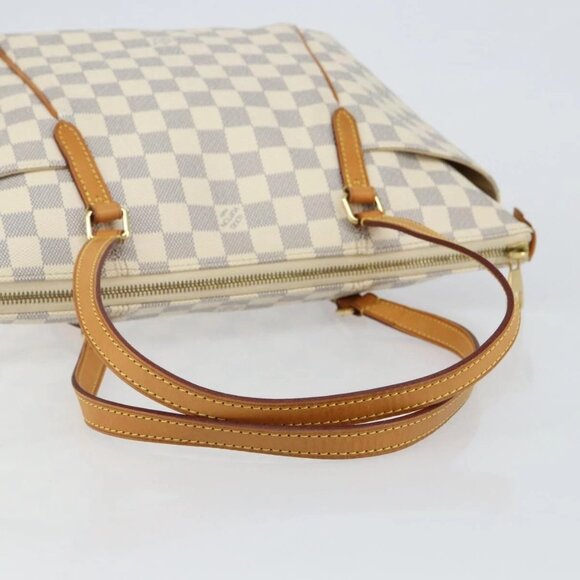 LOUIS VUITTON Damier Azur Totally PM Tote Bag N41280 LV Auth 128912A - Picture 8 of 16